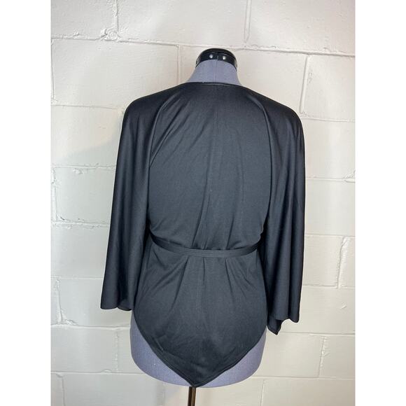 batwing Blouse black 1970s - Picture 5 of 8